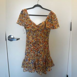 ASTR the label “so smitten floral mini dress”